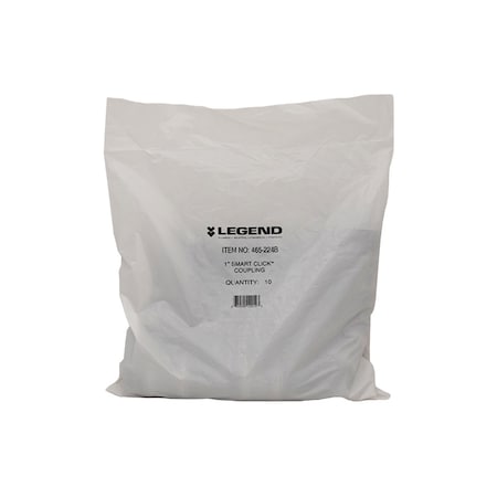 Legend Valve 1" x 3/4" SMART CLICK COUPLING, PK20 465-226B